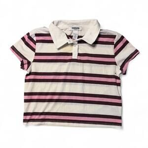 RSQ Striped Kids' Polo Shirt size Medium New with Tag